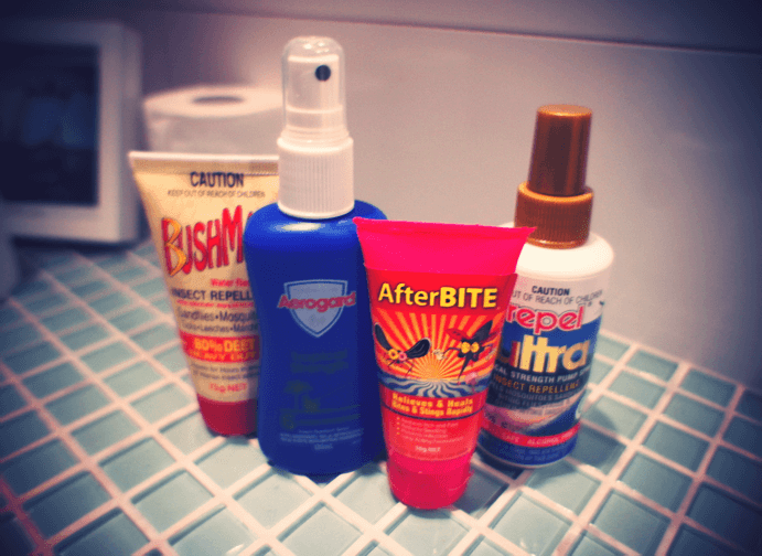 round the world packing essentials insect repellant