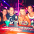 Making the most of the lively nightlife. And looking very tanned I might add!