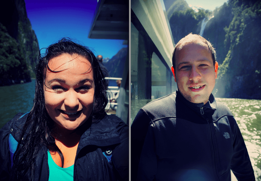 Milford Sound tourist