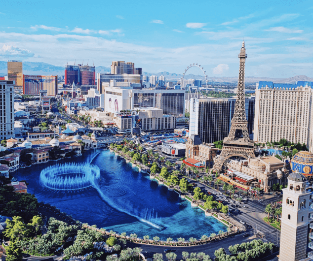 best places to view the bellagio fountains