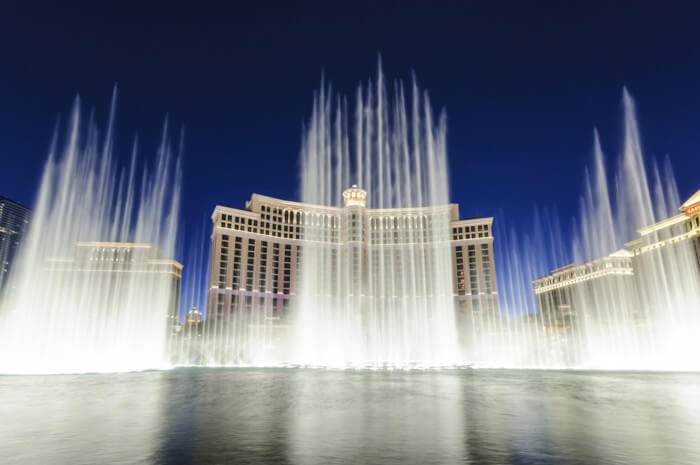 best place to watch bellagio fountains