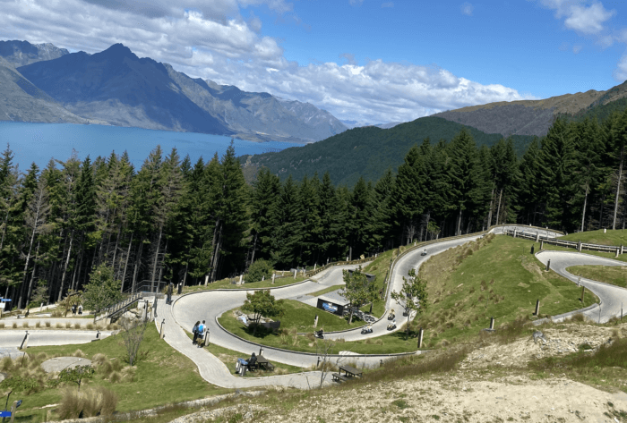 everything you need to know about the Queenstown luge go carts