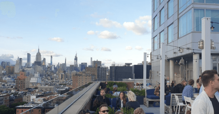 outdoor rooftop bars in NYC 2020