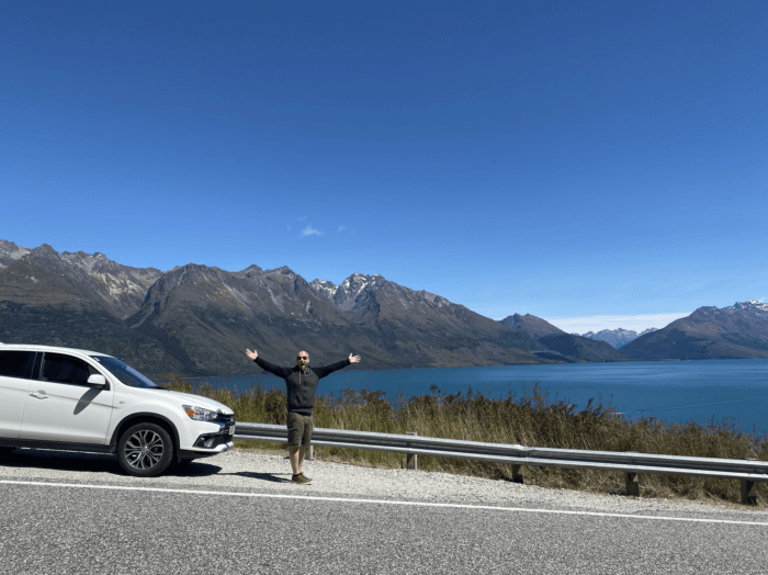 scenic Driving from queenstown to glenorchy