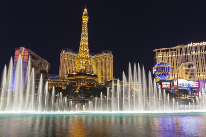 best places to view the bellagio fountains