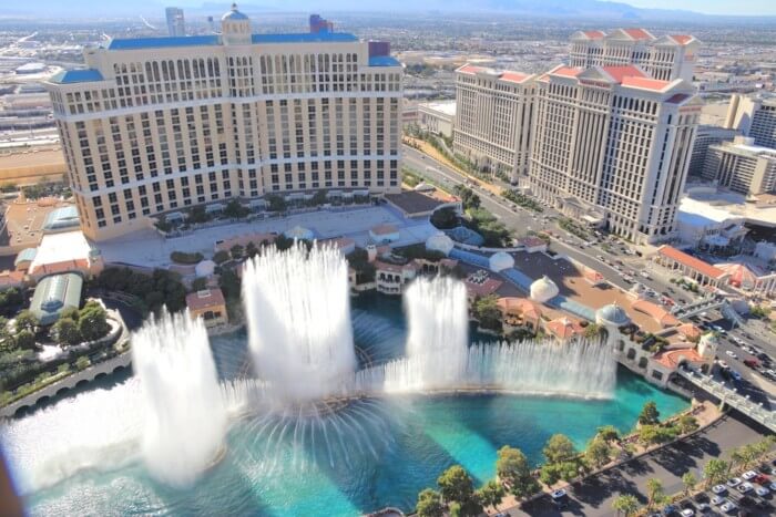 Best places to view the bellagio fountains 1