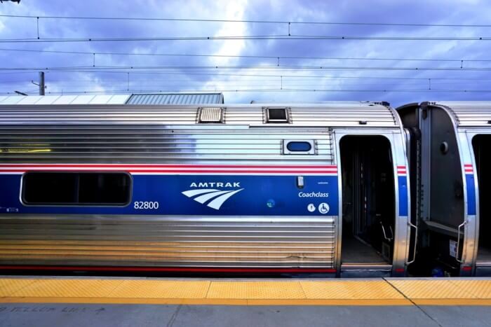Amtrak trains!