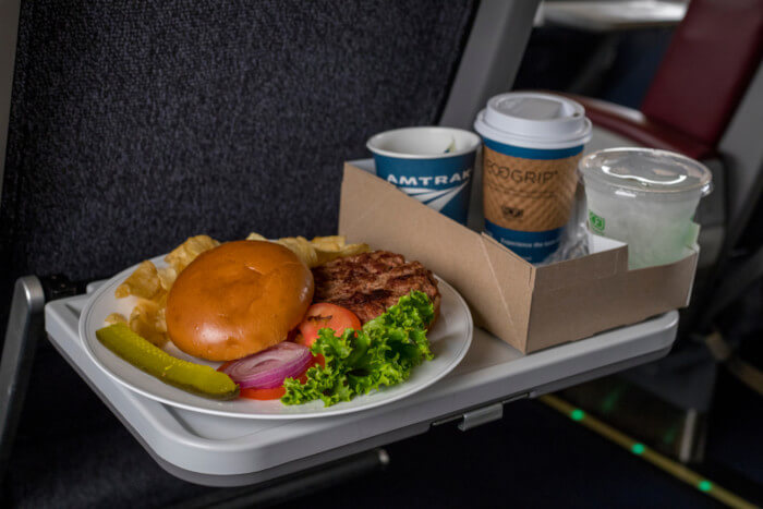 Amtrak trains