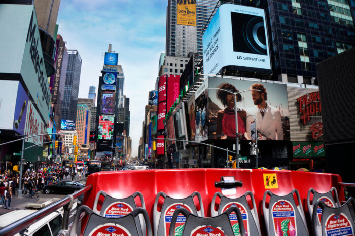 Hop on Hop off New York bus tour