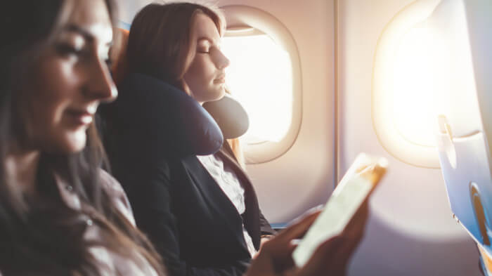 how to sleep on a long haul flight