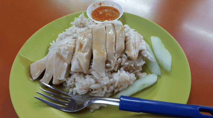 singapore chicken rice