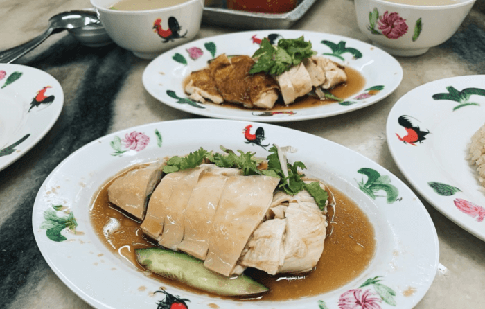 Singapore chicken rice