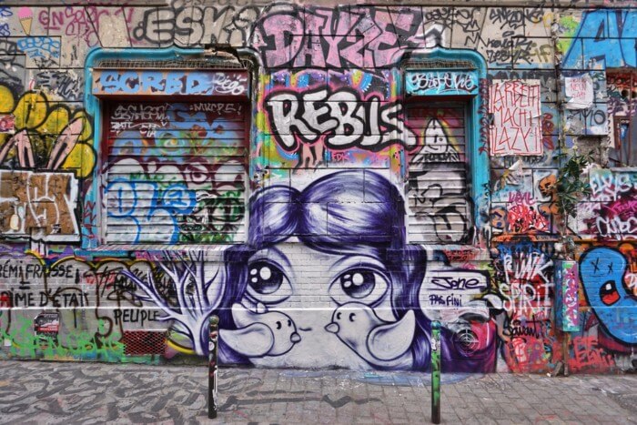 Where to see street art in Paris.