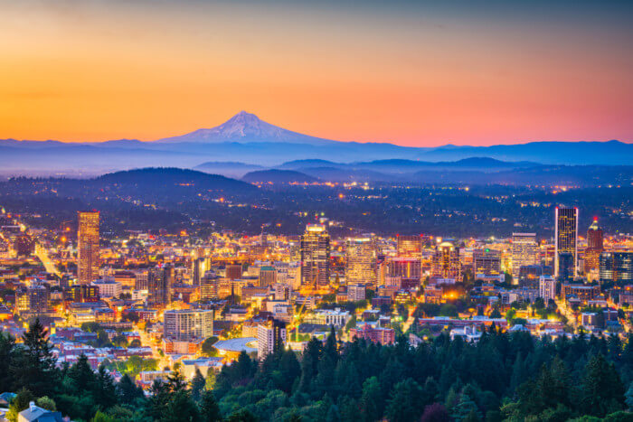 portland landscape skyline