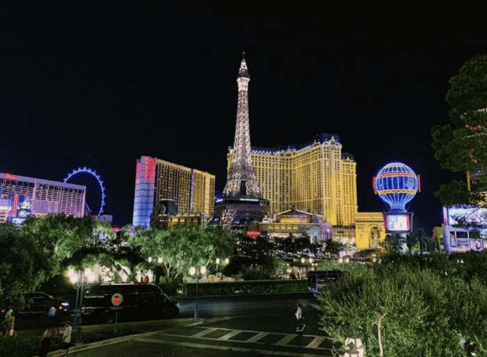 las vegas skyline photos