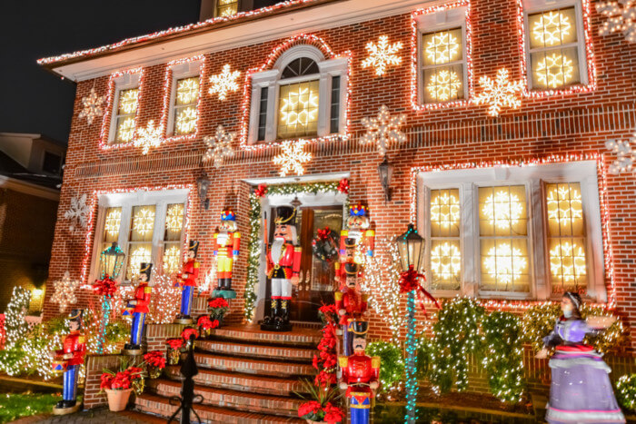 Dyker Heights christmas lights december