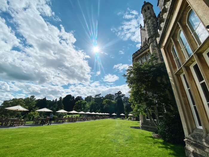 De Vere Tortworth Court outdoor seating