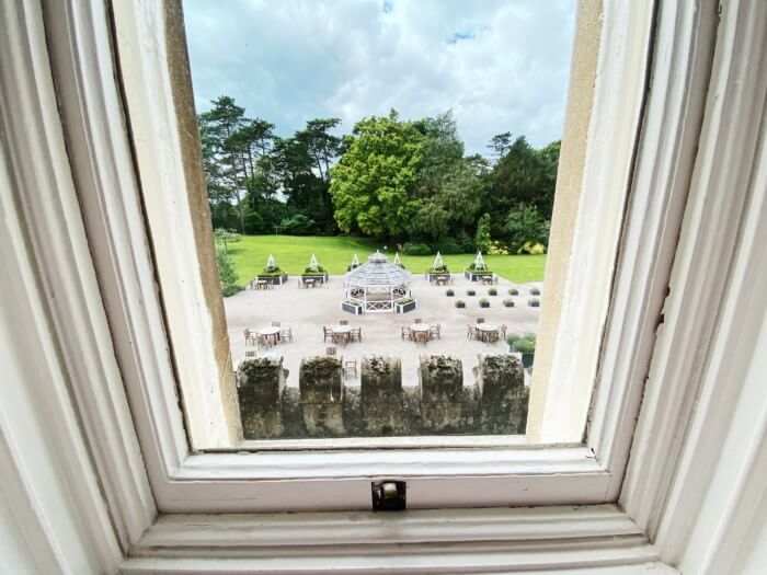 De Vere Tortworth Court view from room