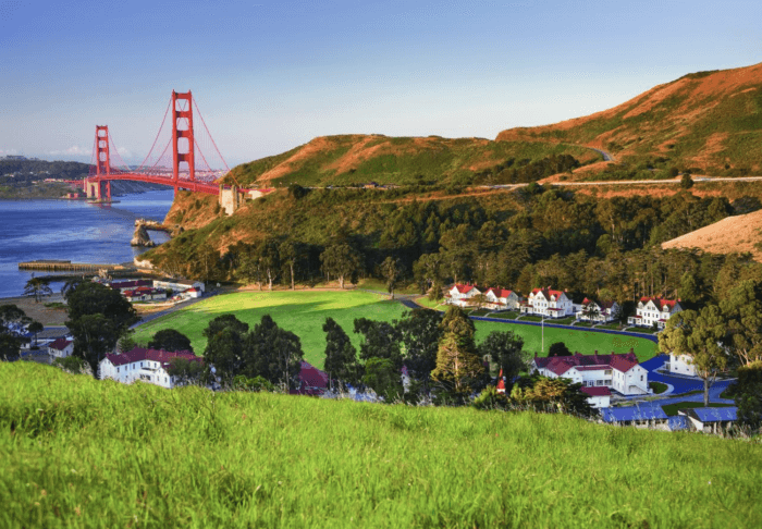 beautiful views of the golden gate bridge