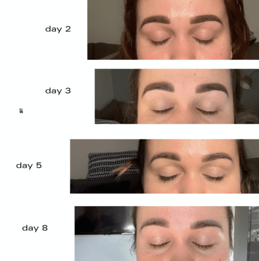 real-microblading-colour-fade-photos