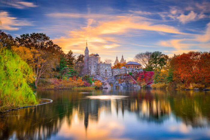 Belvedere Castle new york city central park entrance