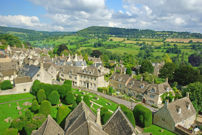 scenic towns in the cotswolds