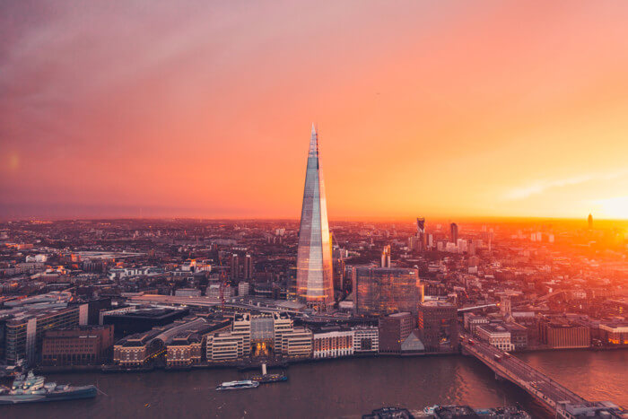 London sightseeing the shard