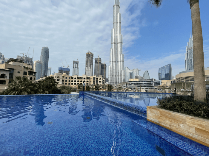 The Address Downtown Hotel Dubai pool