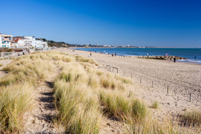 Beautiful,Golden,Sandy,Beach,At,Sandbanks,Dorset,England,Uk,Europe