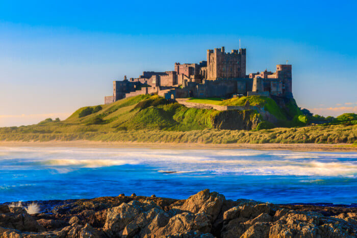 Bamburgh Castle castles in England