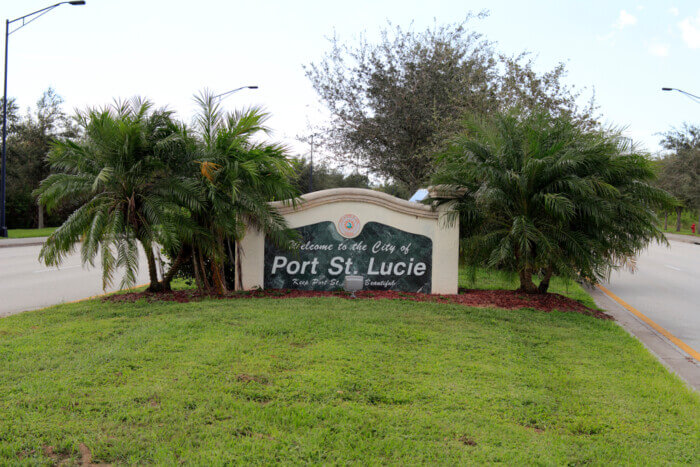 Port St. Lucie Florida Map