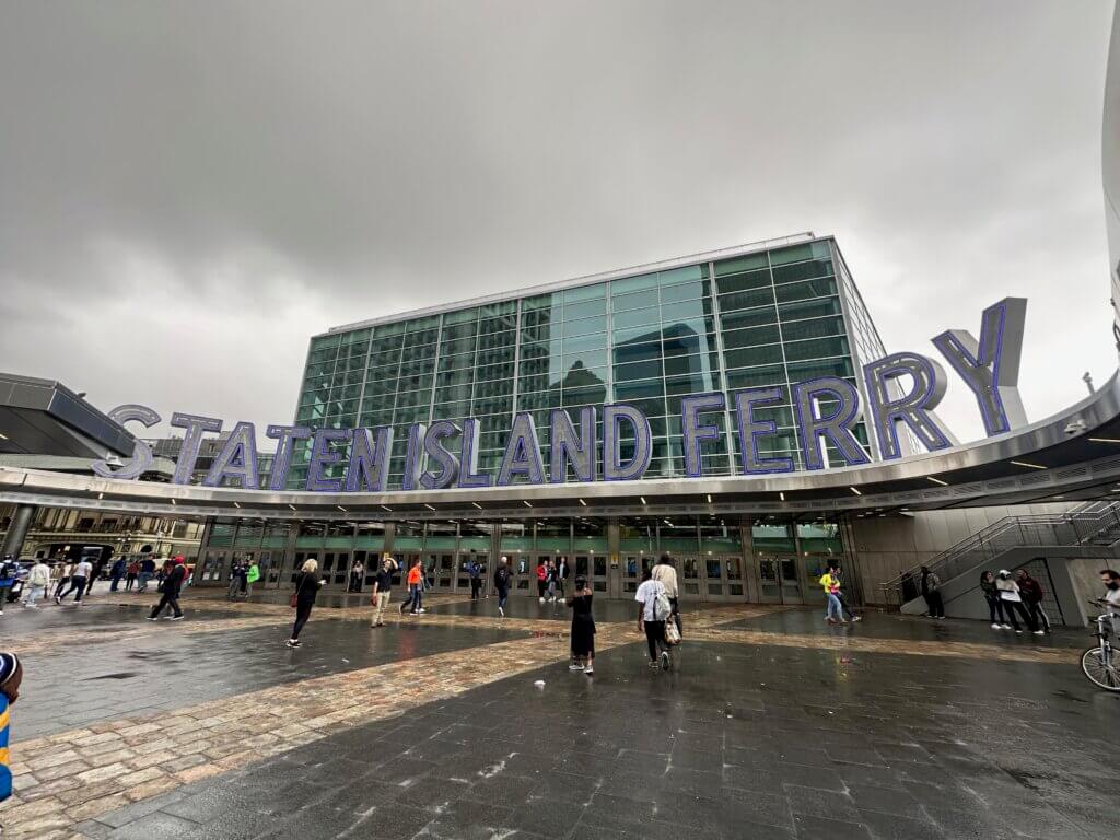 Whitehall Terminal for the Staten Island Ferry