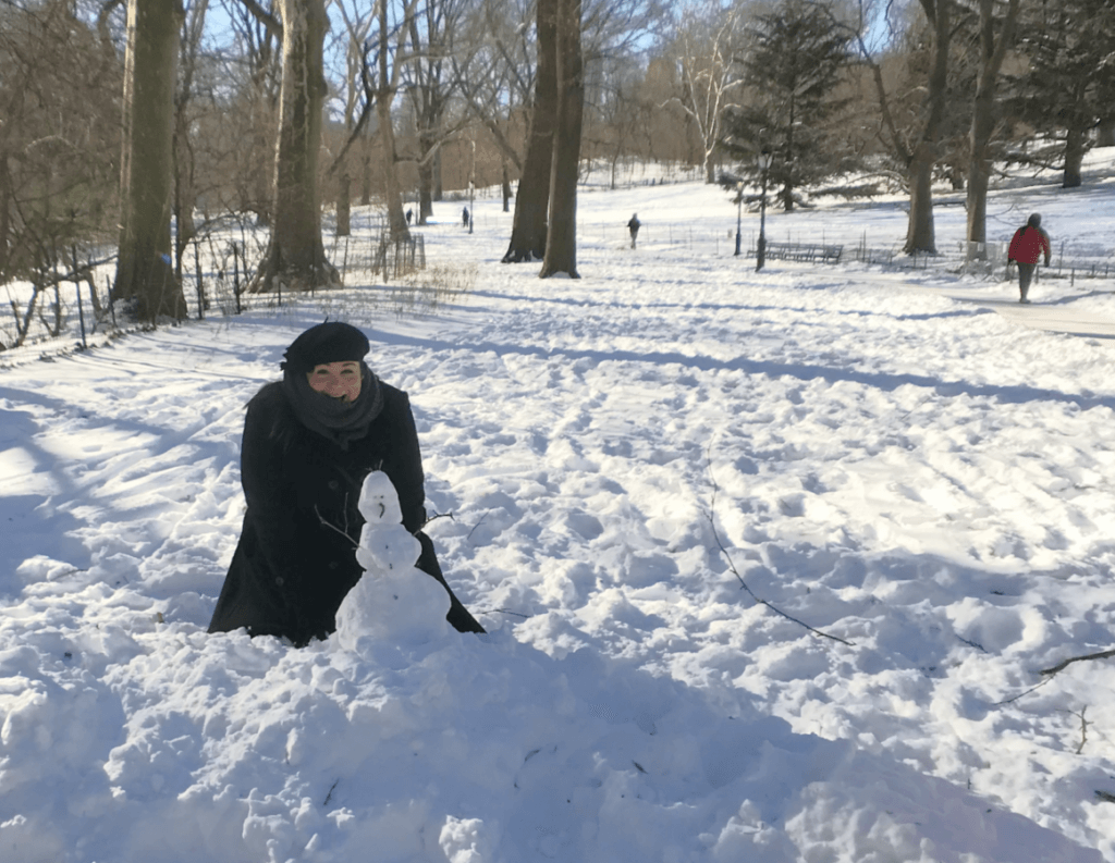 when to expect snow in New York City