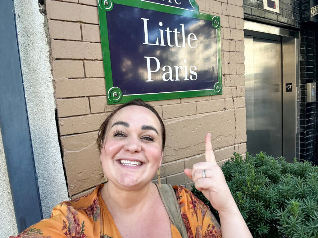 Ellie in Little Paris, NYC