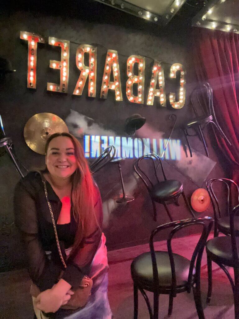 The Cabaret photo opportunity at the Museum of Broadway