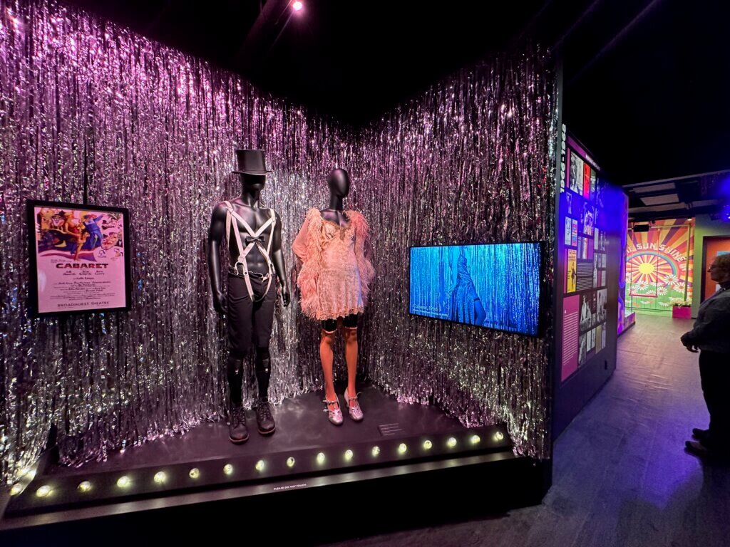 Cabaret costumes at the museum of Broadway