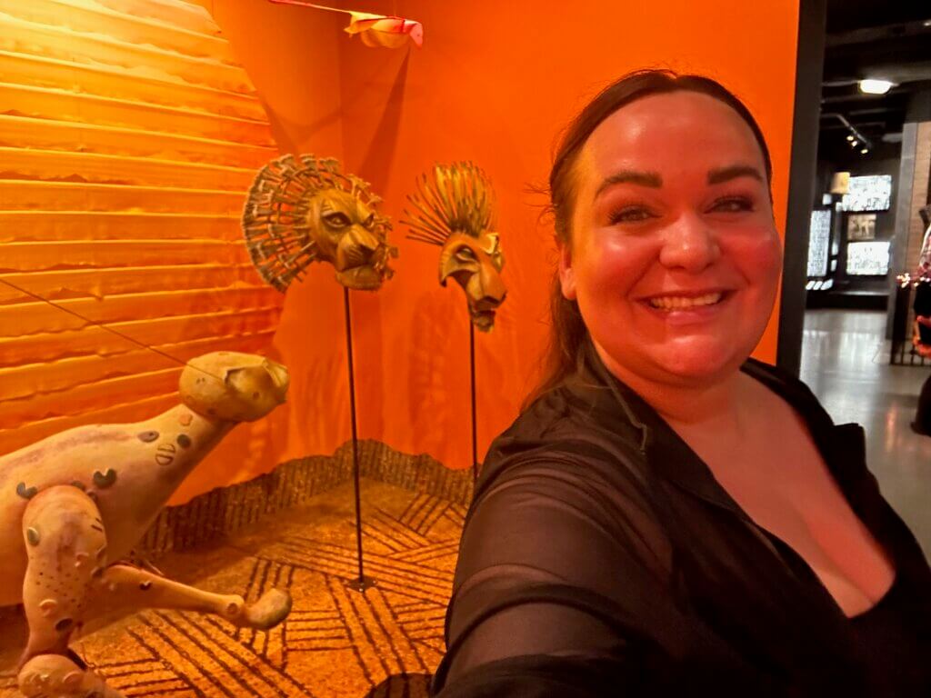 The Lion King exhibition at the Museum of Broadway