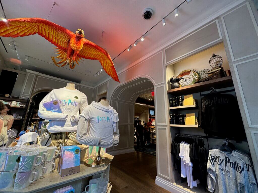 The first room when entering the Harry Potter store in NYC. 