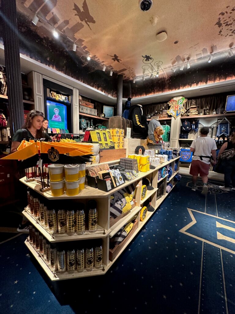 inside the harry potter store in nyc