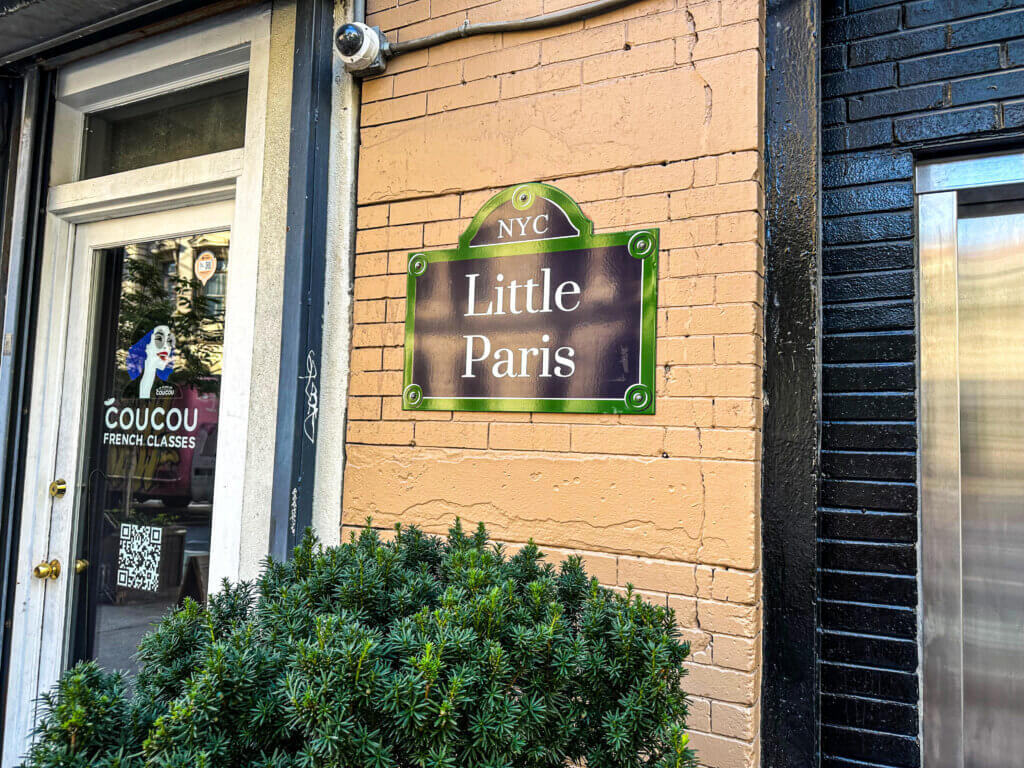 The famous Little Paris sign!