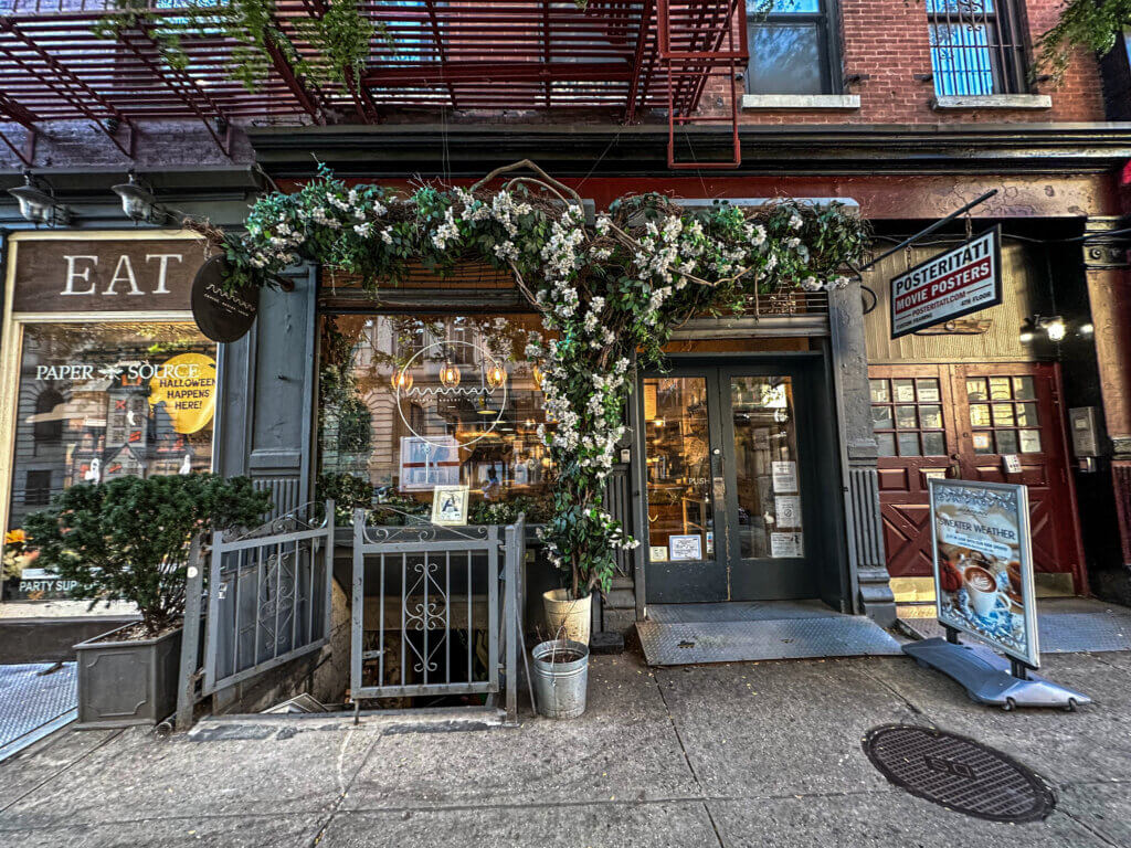 One of the best coffee shops in Little Paris, NYC. 