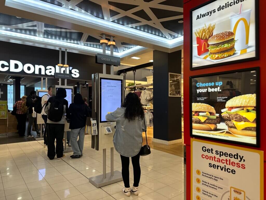 McDonalds inside Macy's department store NYC