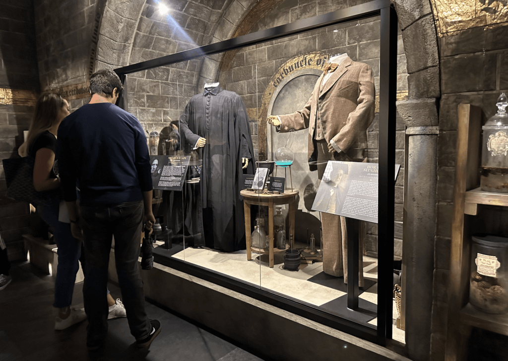 professor costumes inside Harry Potter: The Exhibition NYC