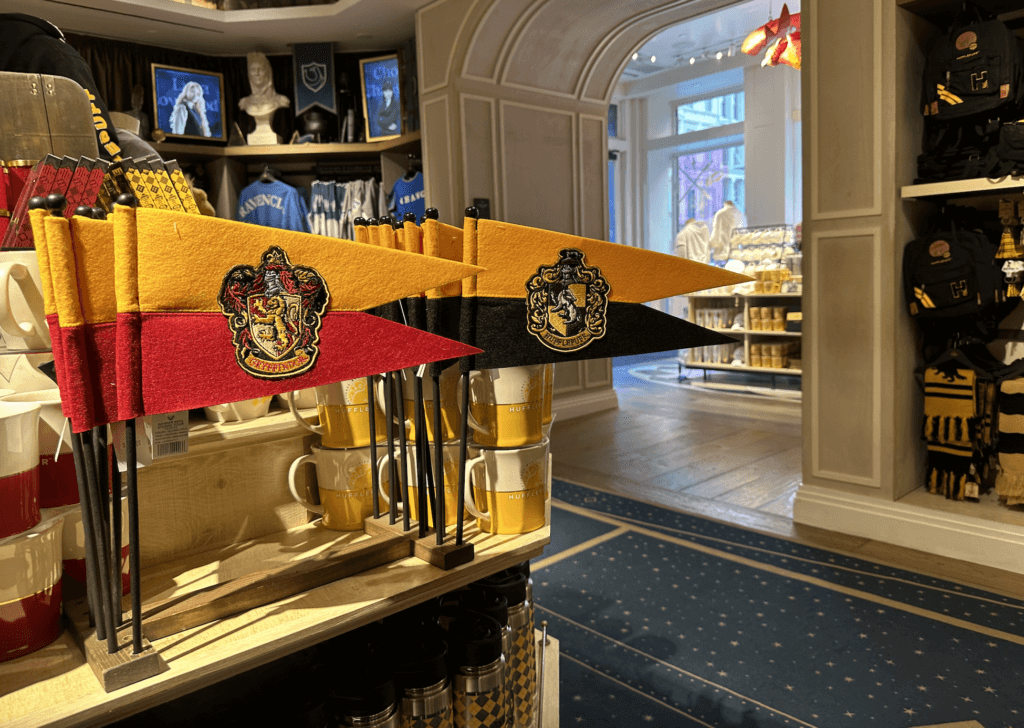 Some souvenirs available at the Flagship Harry Potter store in NYC