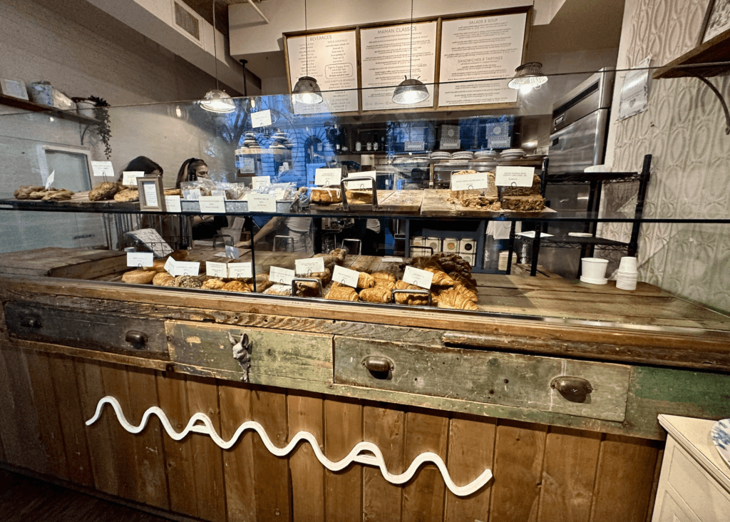 All the French-inspired pastries on display in Maman, Little Paris. 