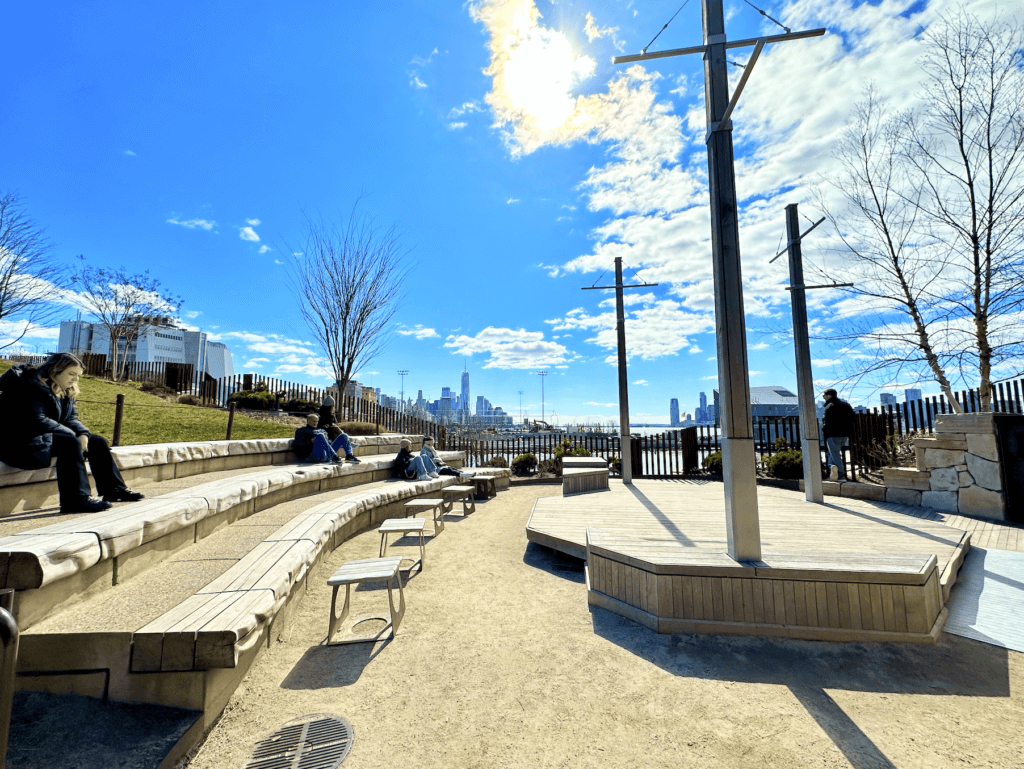 One of my favorite seating areas on Little Island