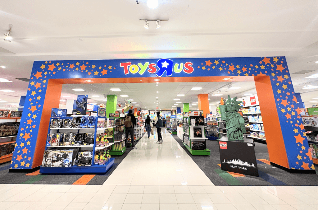 Toys R Us entrance inside Macy's NYC