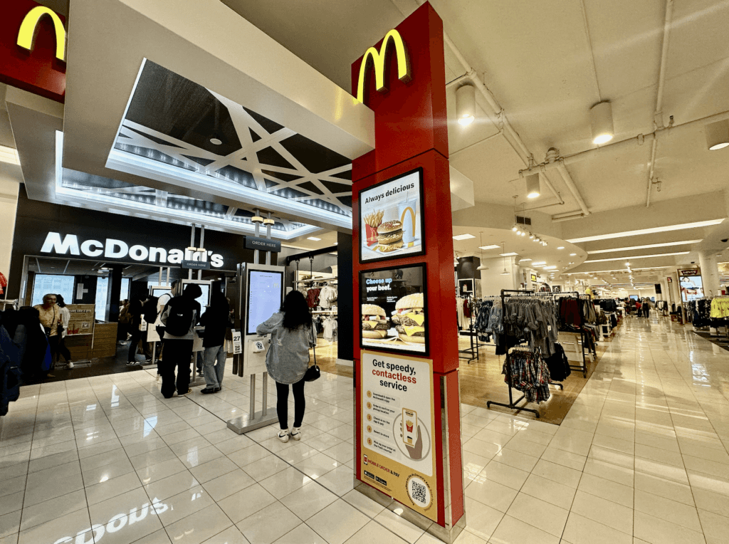 McDonalds inside macy's NYC