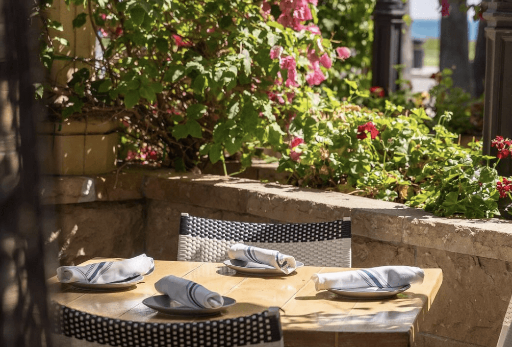 rustic and quirky table setting in Santa Barbara