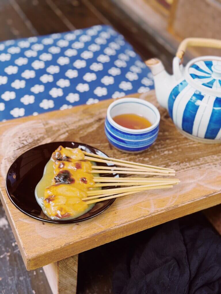Warm Mochi in Kyoto, Japan